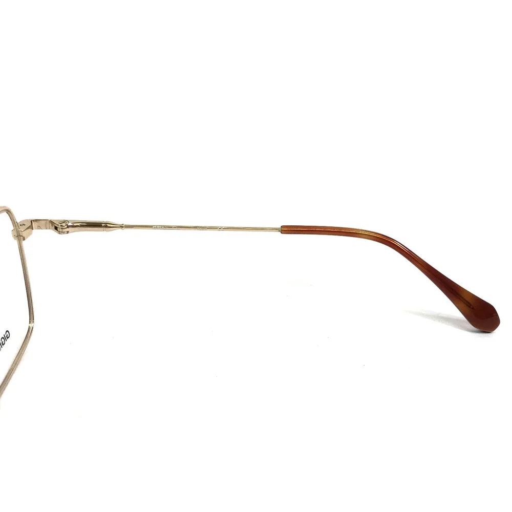 Gigi Studios Eyeglasses Frame ELIN 609/2 Tortoise Gold Square Wire Rim 48-19-135